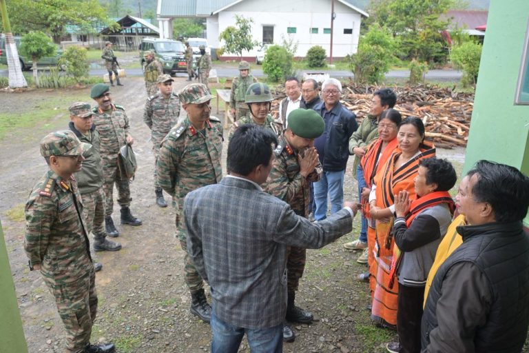 GOC Red Shield Division Visits Remote Villages in Manipur
