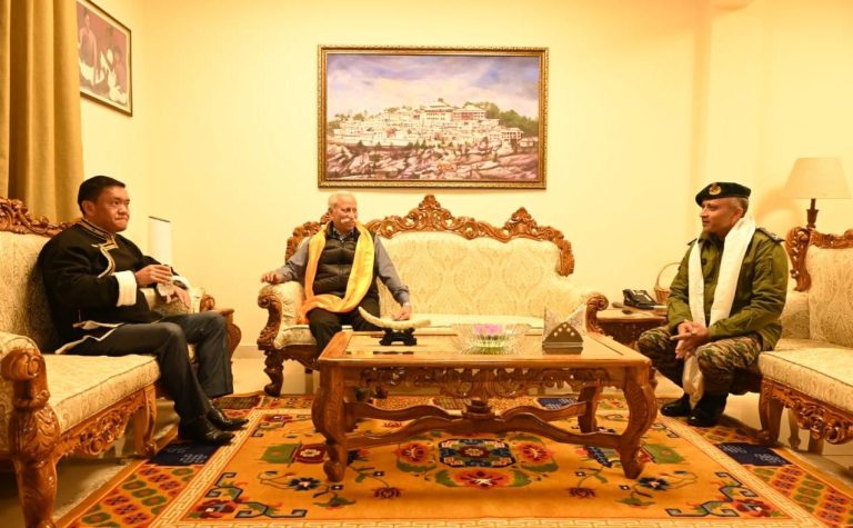 General Neeraj Sukla Interacted With CM And Governor Of Arunachal Pradesh Today
