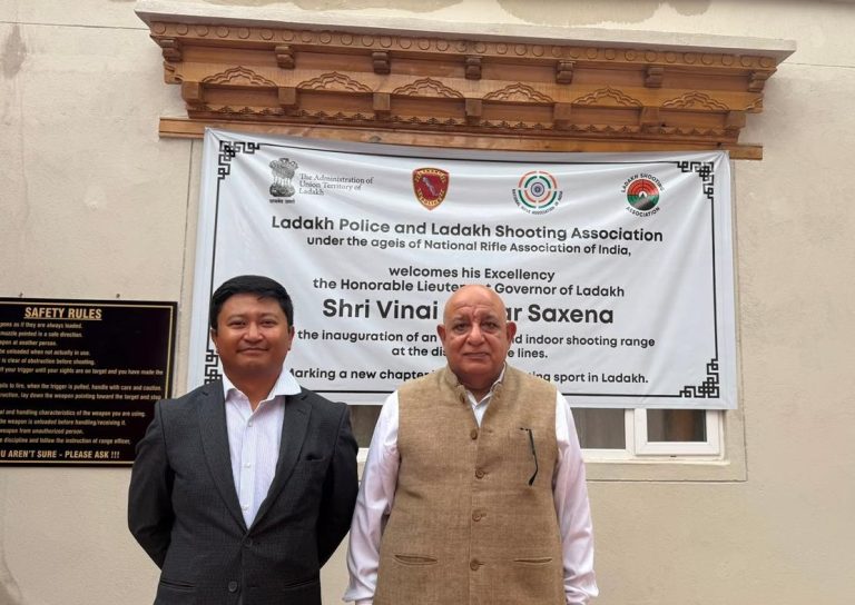 NRAI welcomes opening of year-round indoor shooting range in Leh