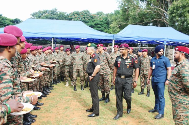 CDS Lt Gen N. S. Raja Subramani Visits 106 Infantry Battalion (TA) PARA in Bengaluru