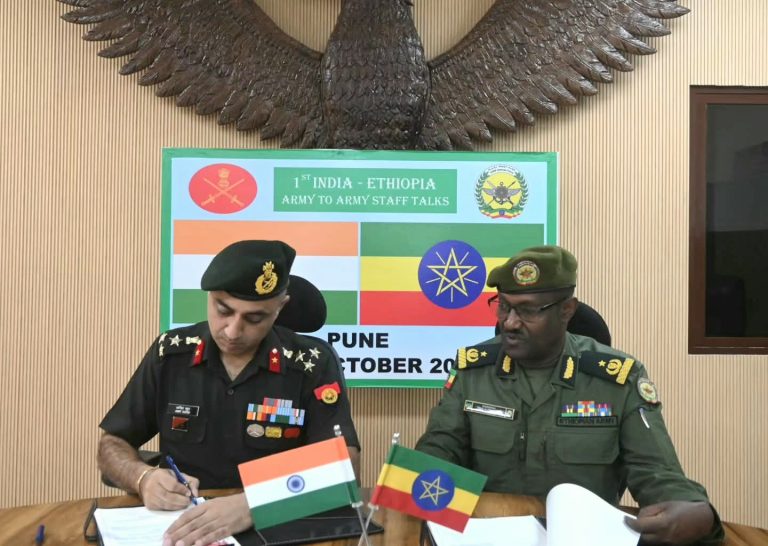 INDIA AND ETHIOPIA HOLD INAUGURAL STAFF TALKS TO DEEPEN DEFENCE CO-OPERATION