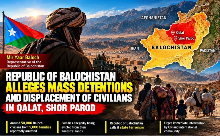 Balochistan Accuses Pakistan Army of State Terrorism