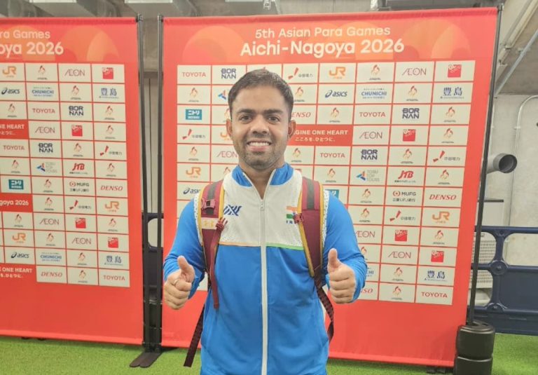 NAVDEEP SINGH CREDITS SAI’S SUPPORT FOR ASIAN PARA GAMES BRONZE
