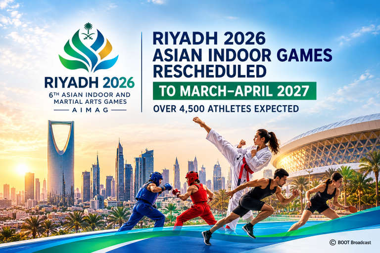 Riyadh Asian Indoor Games Postponed to March 2027